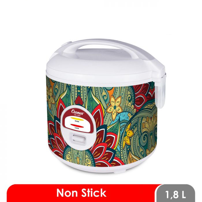Cosmos Rice Cooker Non Stick 1,8 L - CRJ-3301N | CRJ3301